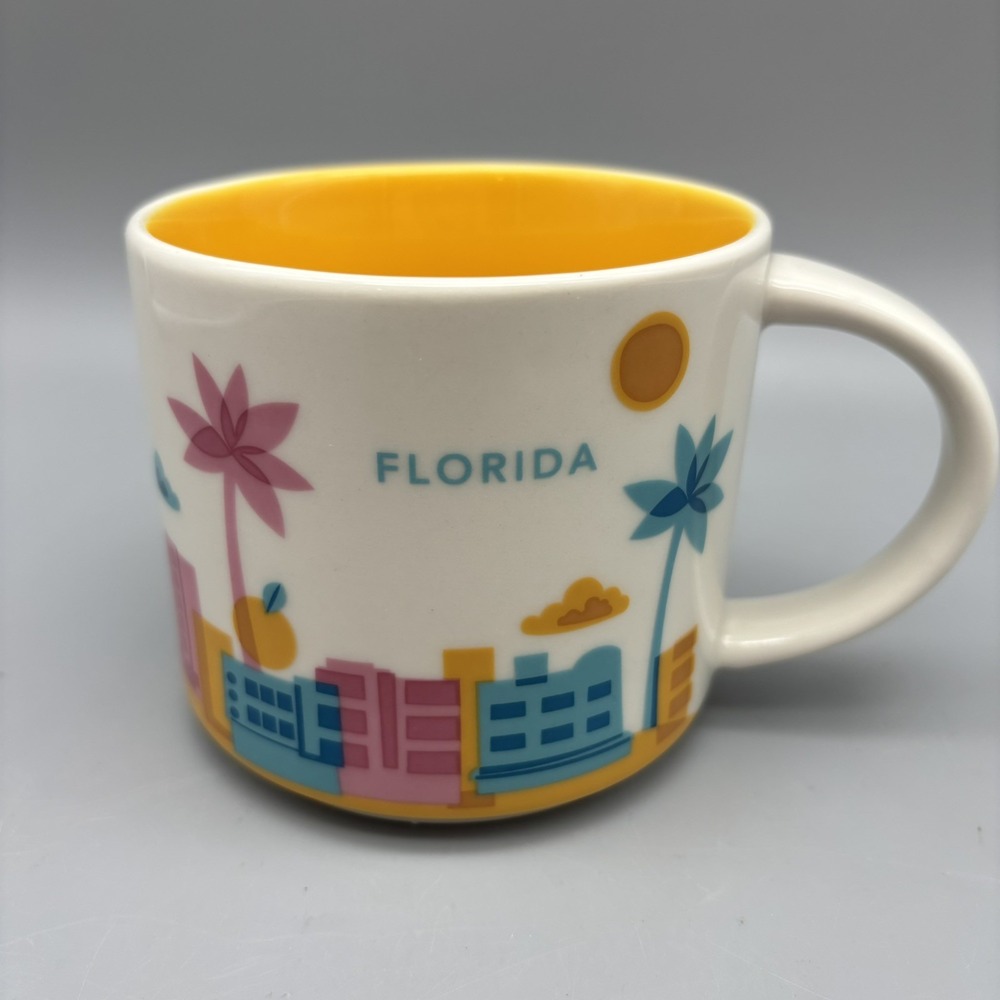 Starbucks Florida You Are Here Series Collection 14oz Coffee Tea Mug Cup